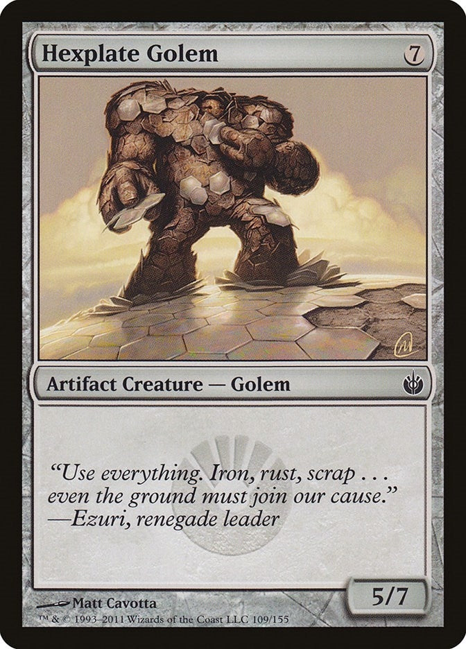 Image for Hexplate Golem (109) [Mirrodin Besieged]