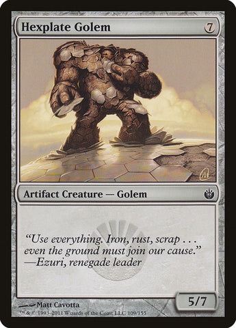 Image for Hexplate Golem (109) [Mirrodin Besieged]