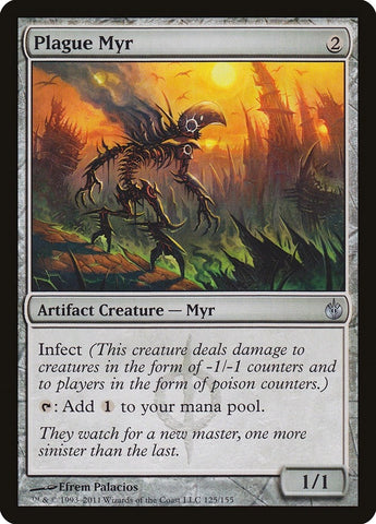 Image for Plague Myr (125) [Mirrodin Besieged]