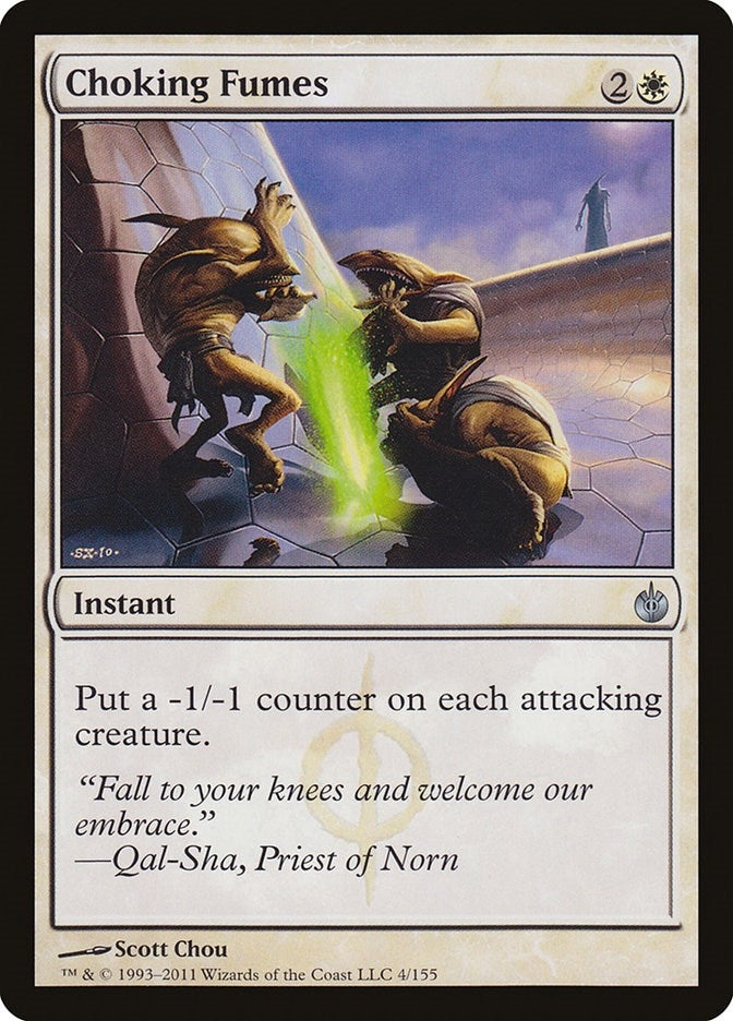 Image for Choking Fumes (4) [Mirrodin Besieged]