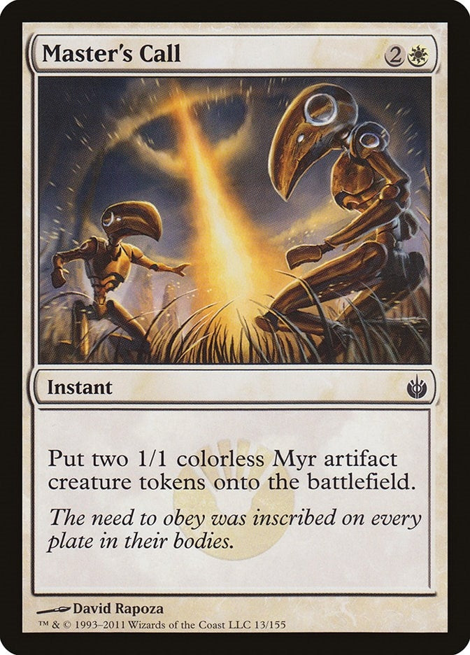 Image for Master's Call (13) [Mirrodin Besieged]