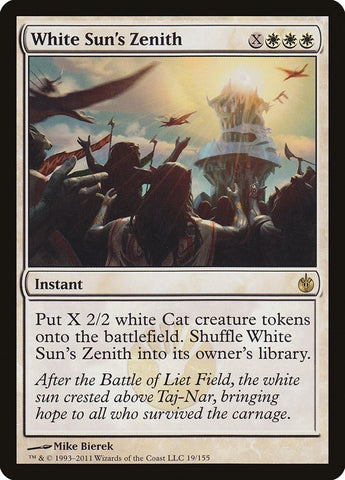 Image for White Sun's Zenith (19) [Mirrodin Besieged]