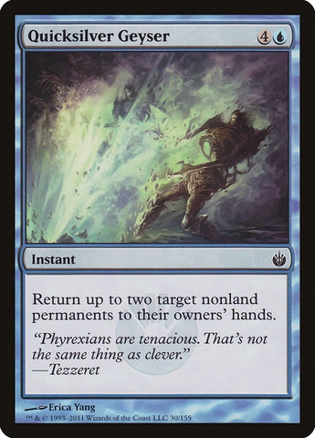 Image for Quicksilver Geyser (30) [Mirrodin Besieged]