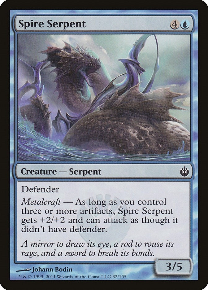 Image for Spire Serpent (32) [Mirrodin Besieged]