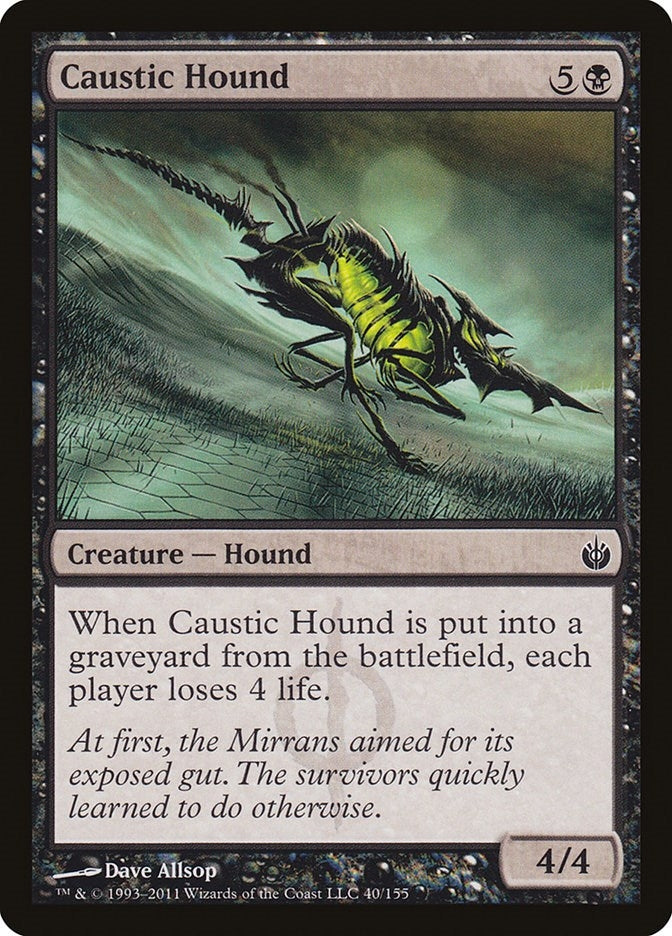 Image for Caustic Hound (40) [Mirrodin Besieged]
