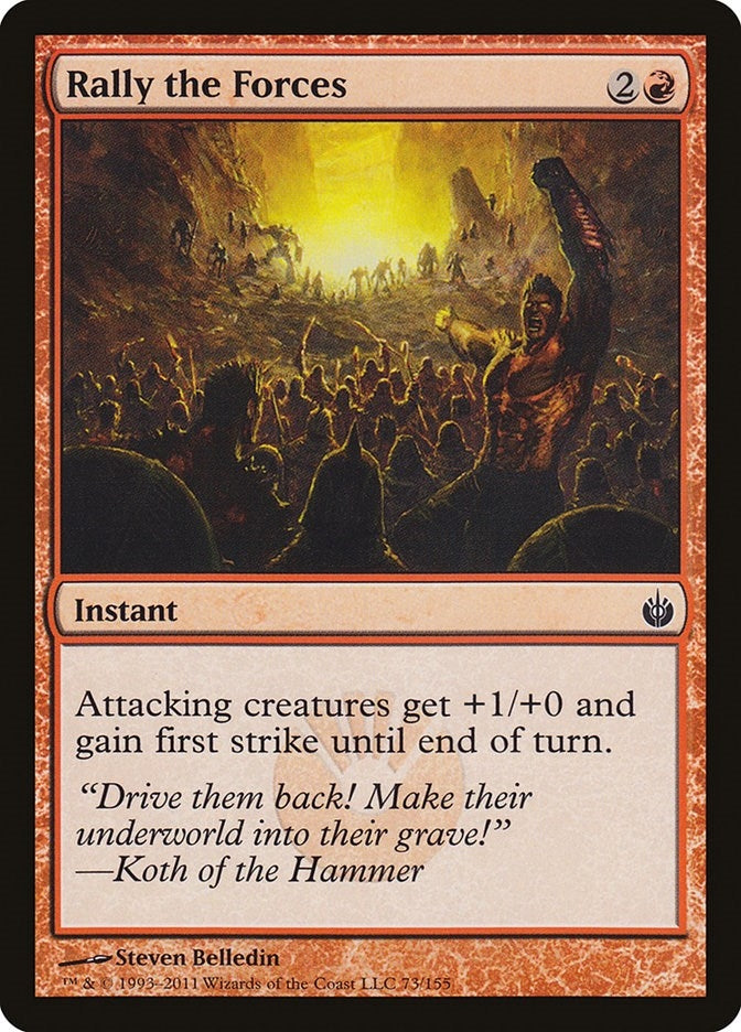 Image for Rally the Forces (73) [Mirrodin Besieged]
