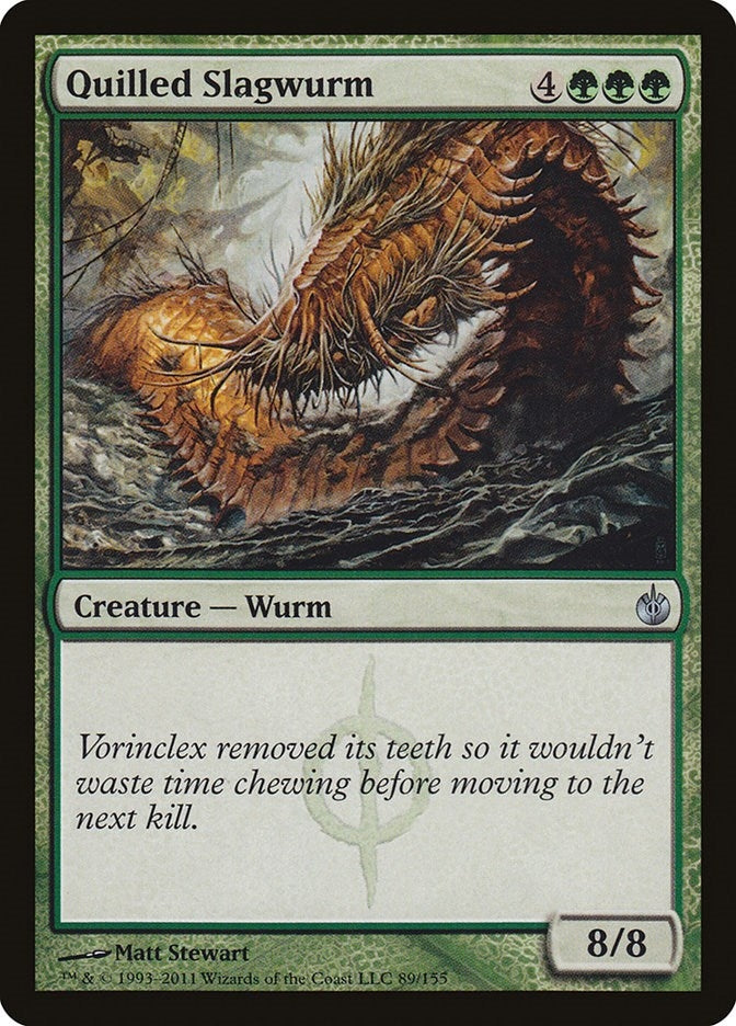 Image for Quilled Slagwurm (89) [Mirrodin Besieged]