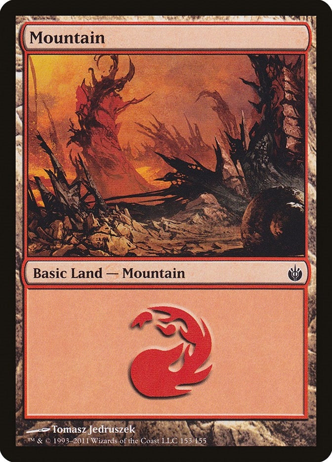 Image for Mountain (153) (153) [Mirrodin Besieged]