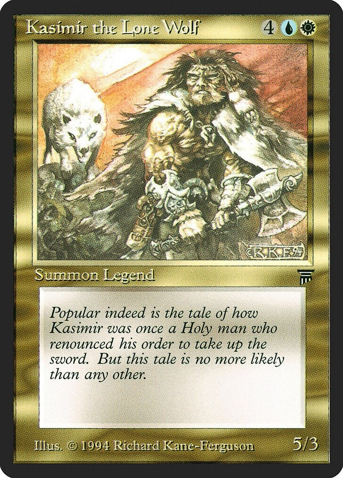 Image for Kasimir the Lone Wolf [Legends]