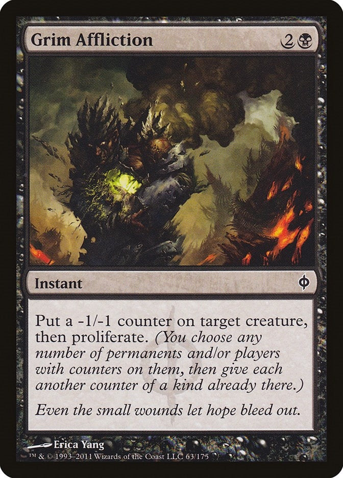 Image for Grim Affliction (63) [New Phyrexia]
