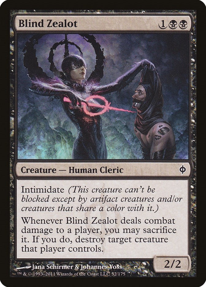 Image for Blind Zealot (52) [New Phyrexia]