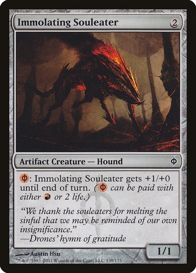 Image for Immolating Souleater (139) [New Phyrexia]