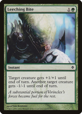 Image for Leeching Bite (113) [New Phyrexia]