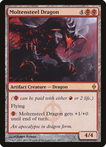 Image for Moltensteel Dragon (88) [New Phyrexia]