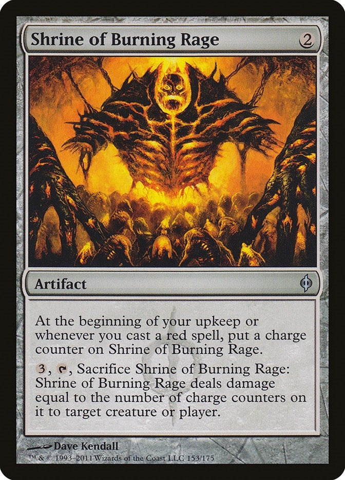 Image for Shrine of Burning Rage (153) [New Phyrexia]