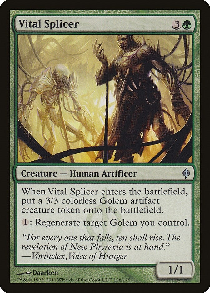 Image for Vital Splicer (126) [New Phyrexia]