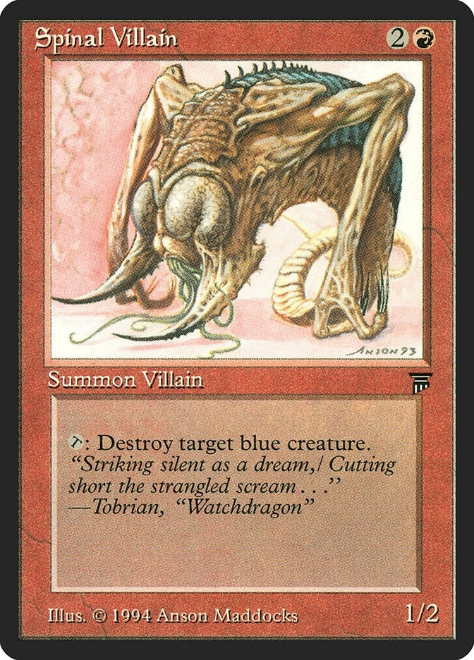 Image for Spinal Villain [Legends]