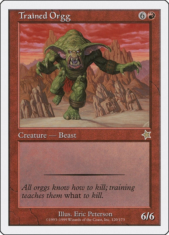 Image for Trained Orgg (120) [Starter 1999]