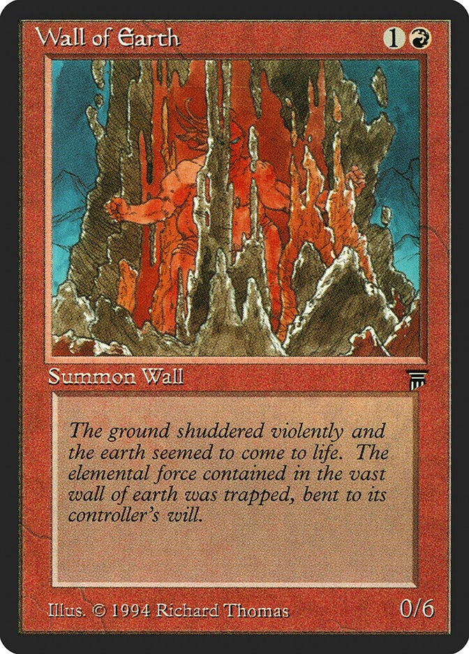 Image for Wall of Earth [Legends]