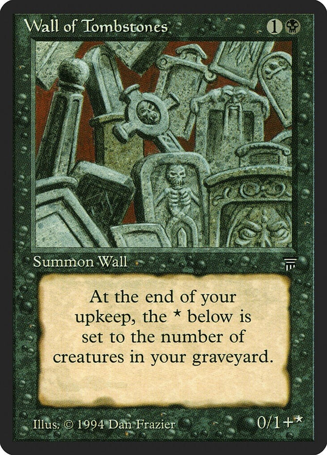 Image for Wall of Tombstones [Legends]