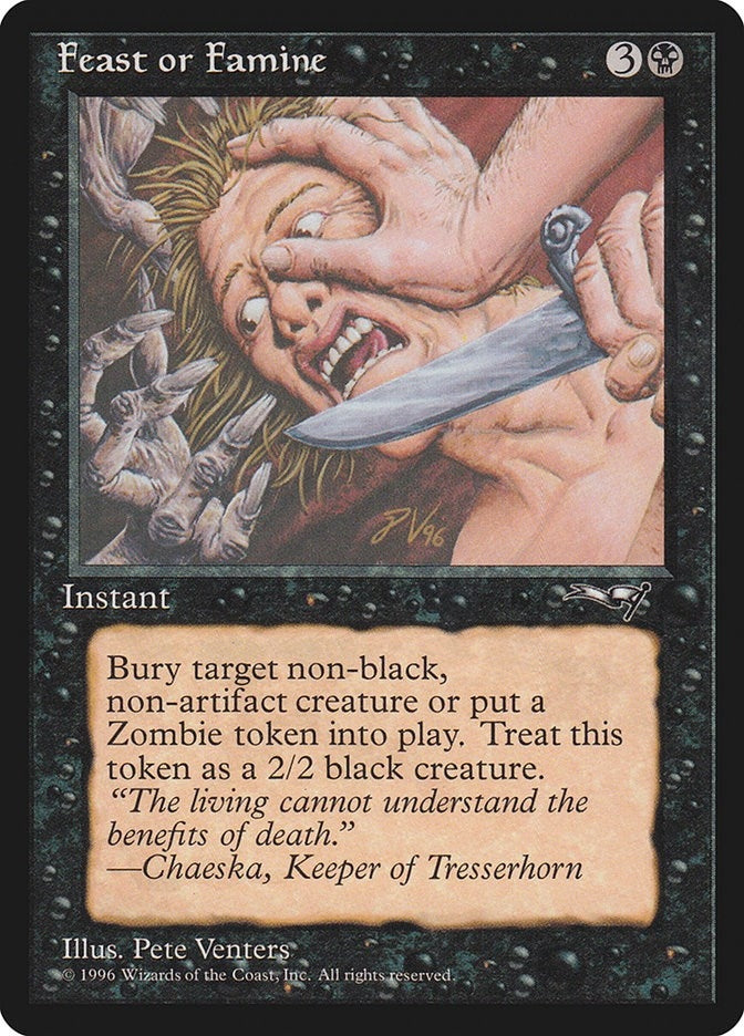 Image for Feast or Famine (Knife) (9) (ALL)