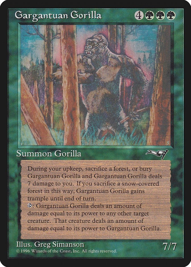 Image for Gargantuan Gorilla (72) (ALL)