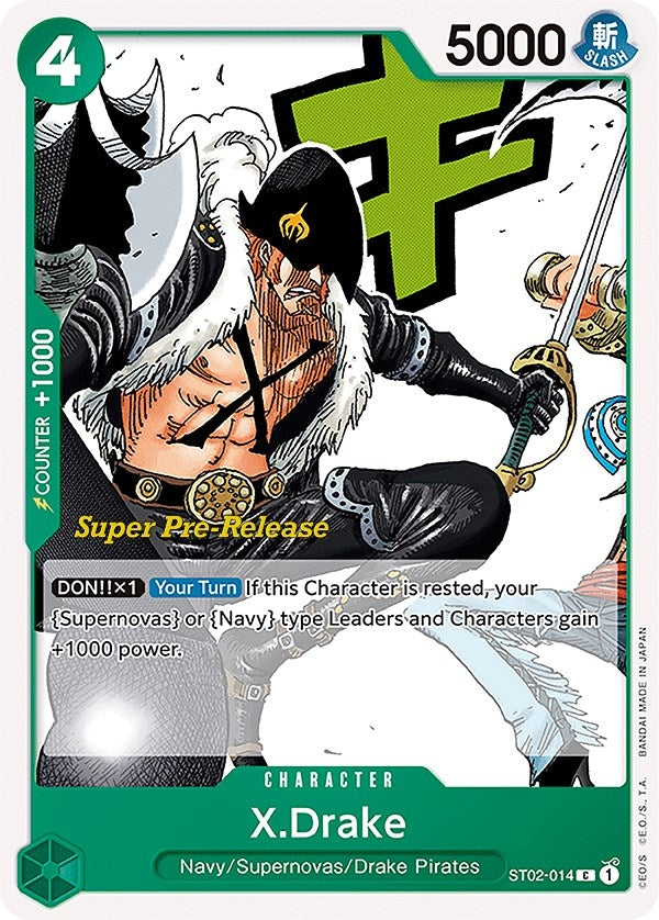 Image for X.Drake (ST02-014) - One Piece Card Game