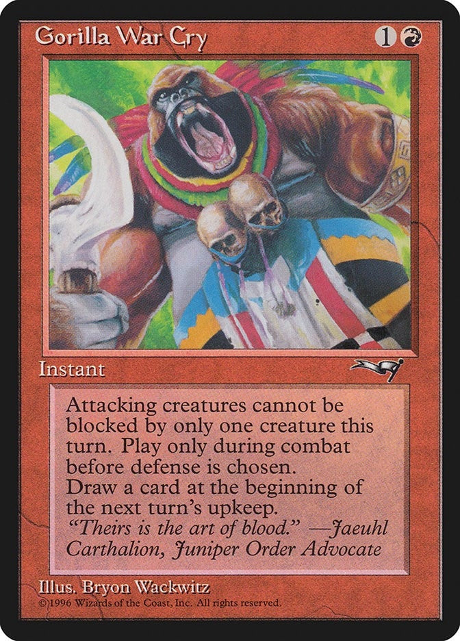 Image for Gorilla War Cry (109) (ALL)