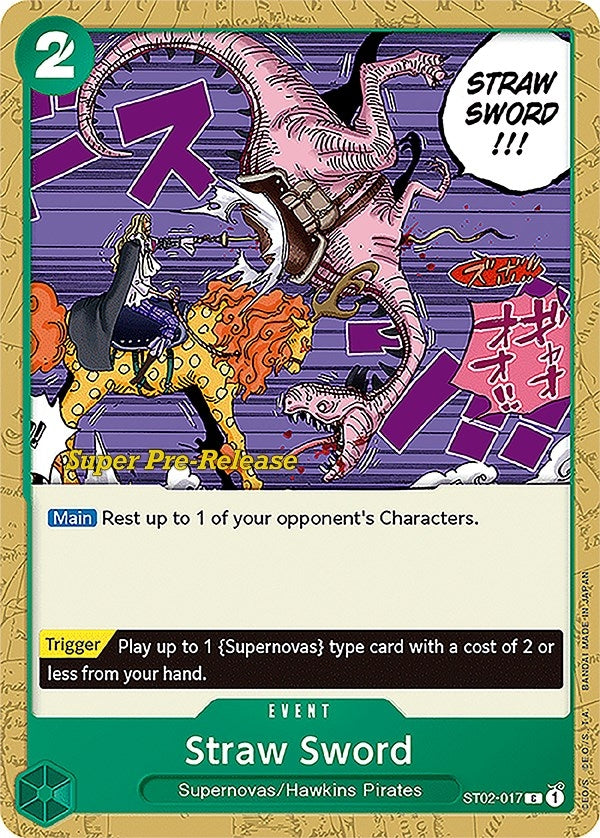 Image for Straw Sword (ST02-017) - One Piece Card Game