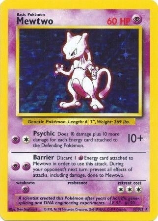 Image for Mewtwo (010/102) [Base Set]