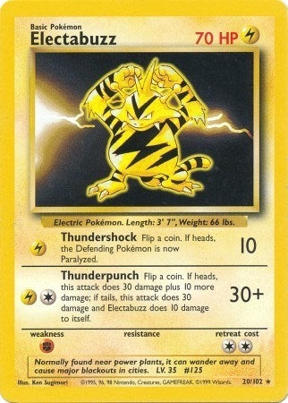 Image for Electabuzz (020/102) [Base Set]