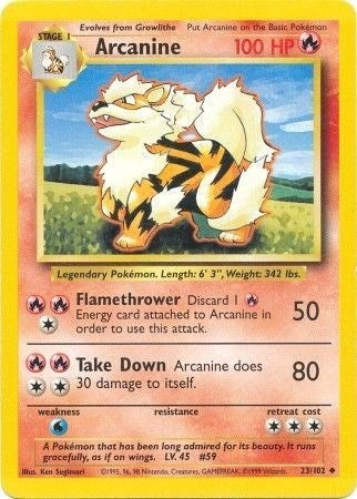 Image for Arcanine (023/102) [Base Set]