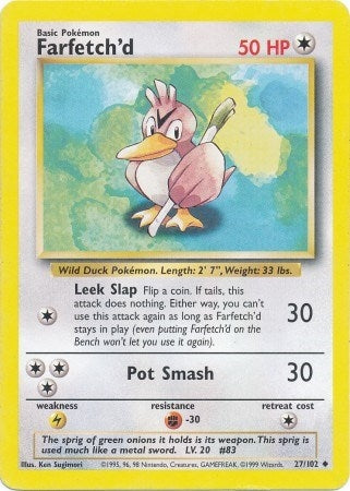 Image for Farfetch'd (027/102) [Base Set]