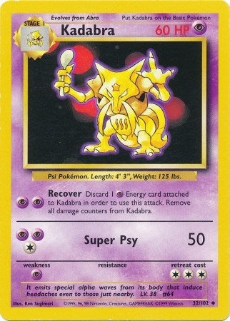 Image for Kadabra (032/102) [Base Set]
