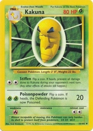 Image for Kakuna (033/102) [Base Set]