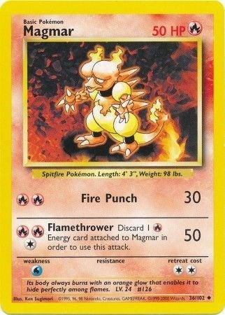 Image for Magmar (036/102) [Base Set]