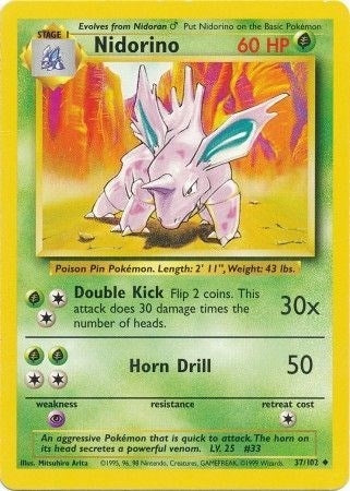 Image for Nidorino (037/102) [Base Set]