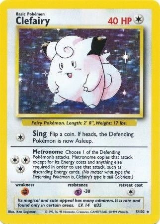 Image for Clefairy (005/102) [Base Set]