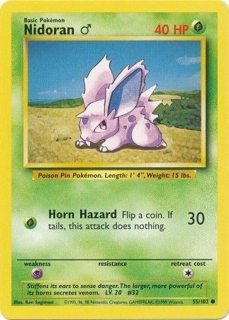 Image for Nidoran M (055/102) [Base Set]