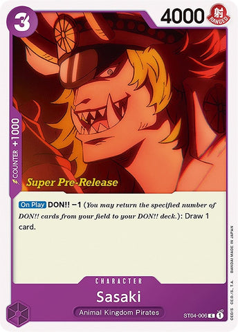 Image for Sasaki (ST04-006) - One Piece Card Game