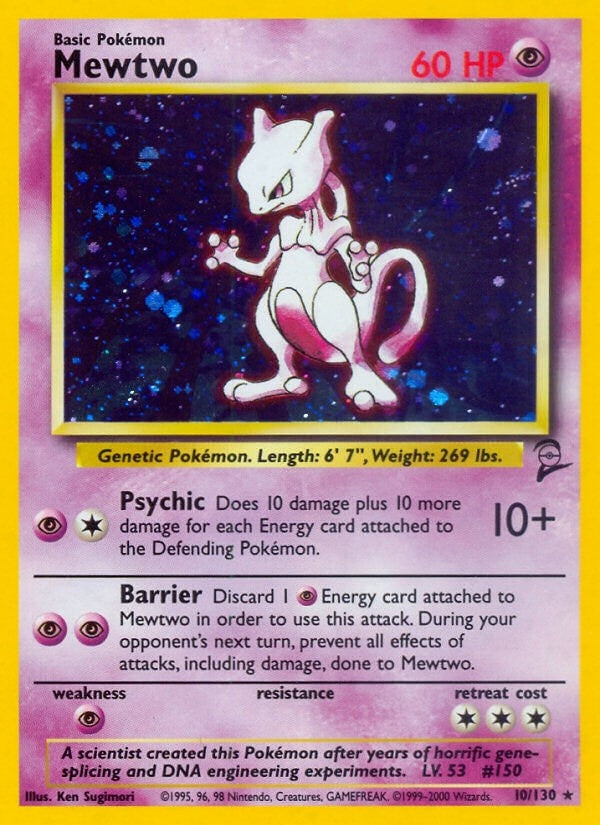 Image for Mewtwo (010/130) [Base Set 2]