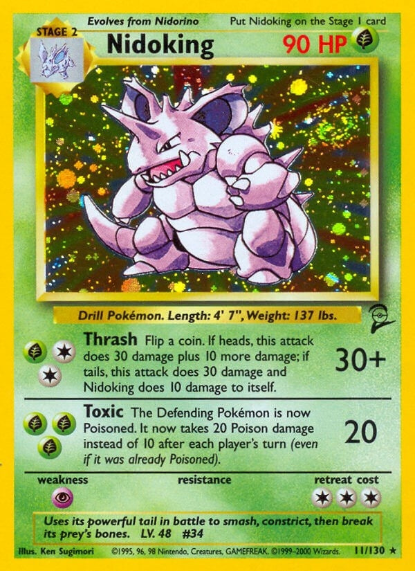 Image for Nidoking (011/130) [Base Set 2]