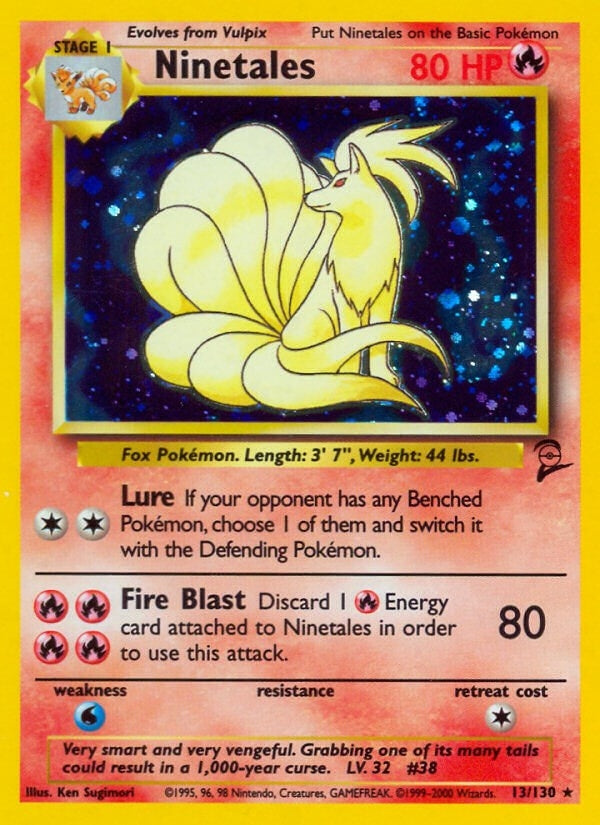 Image for Ninetales (013/130) [Base Set 2]