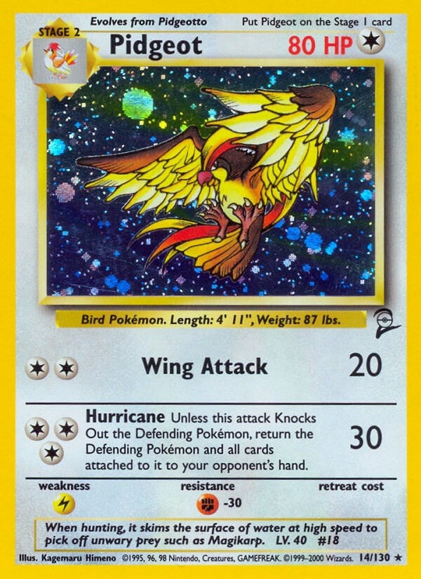 Image for Pidgeot (014/130) [Base Set 2]