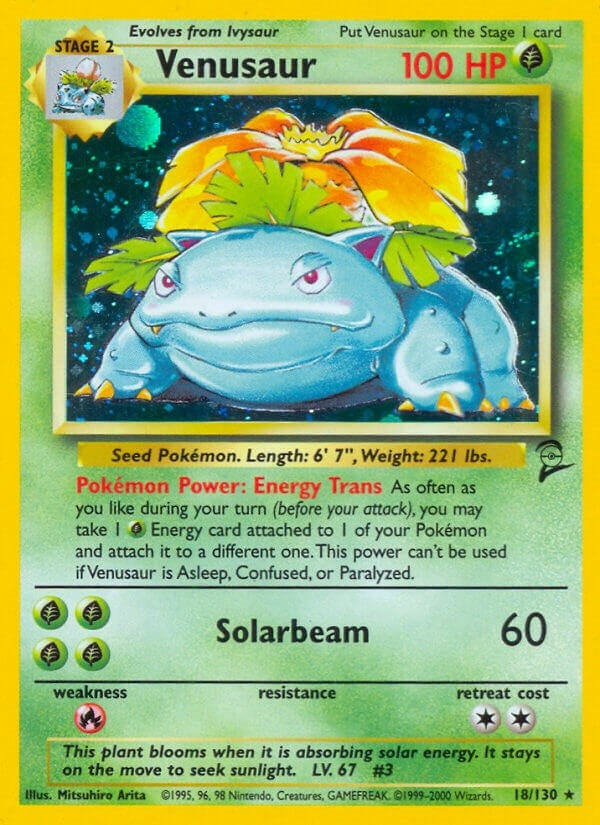 Image for Venusaur (018/130) [Base Set 2]