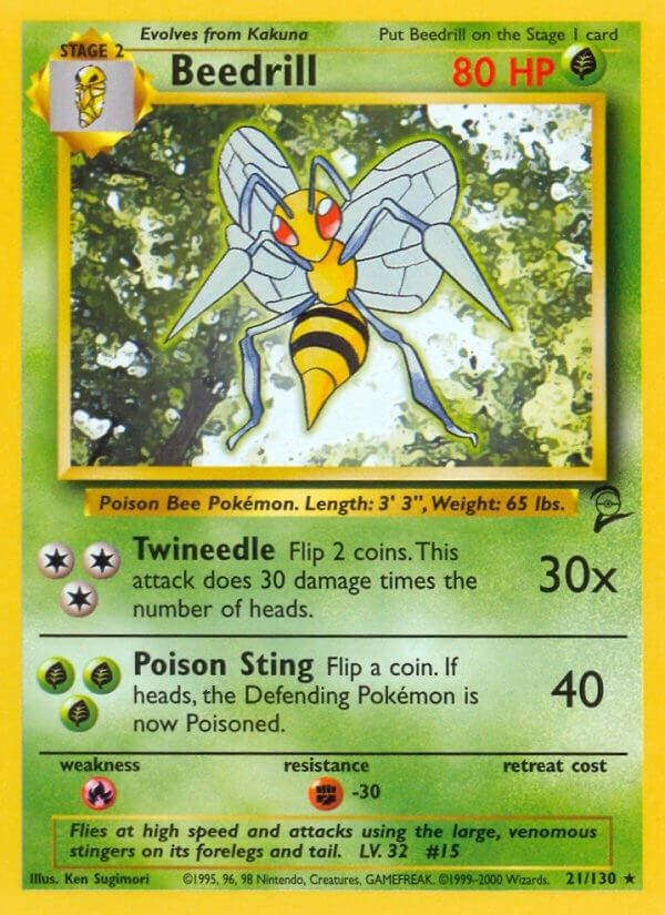 Image for Beedrill (021/130) [Base Set 2]