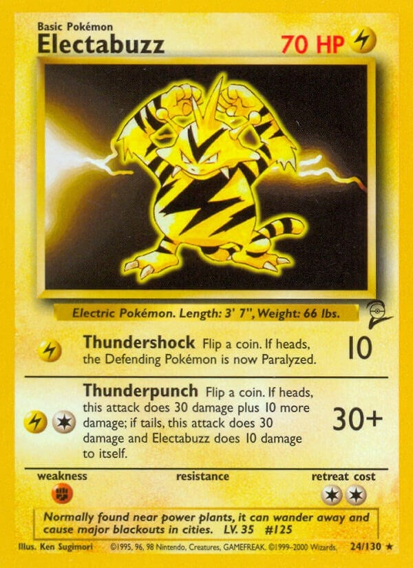 Image for Electabuzz (024/130) [Base Set 2]