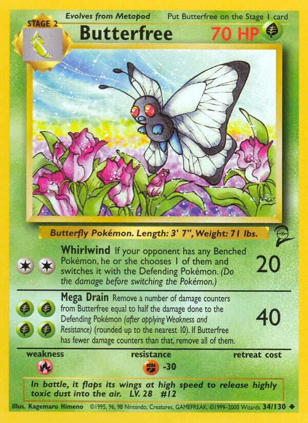 Image for Butterfree (034/130) [Base Set 2]