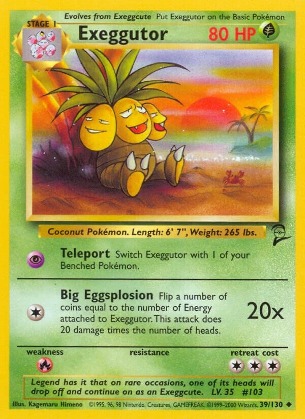 Image for Exeggutor (039/130) [Base Set 2]