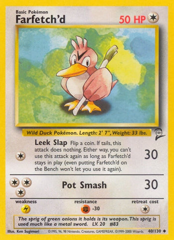 Image for Farfetch'd (040/130) [Base Set 2]